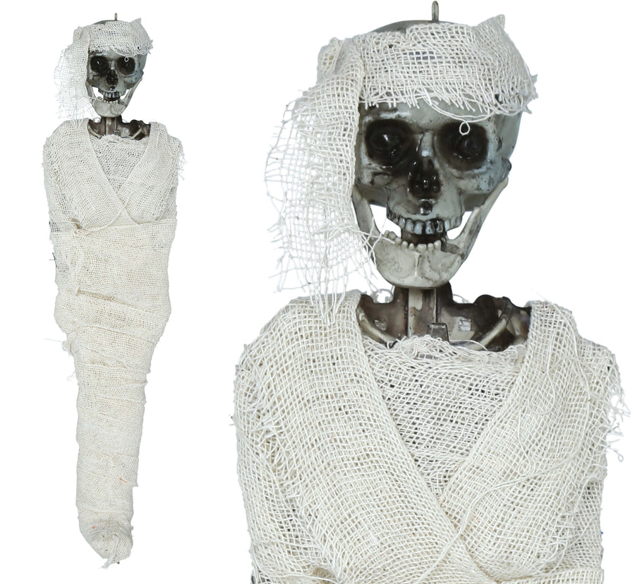 GP29211 – Skelett Halloween Mumie Hängedeko – Farbe: Beige, Ansicht 2