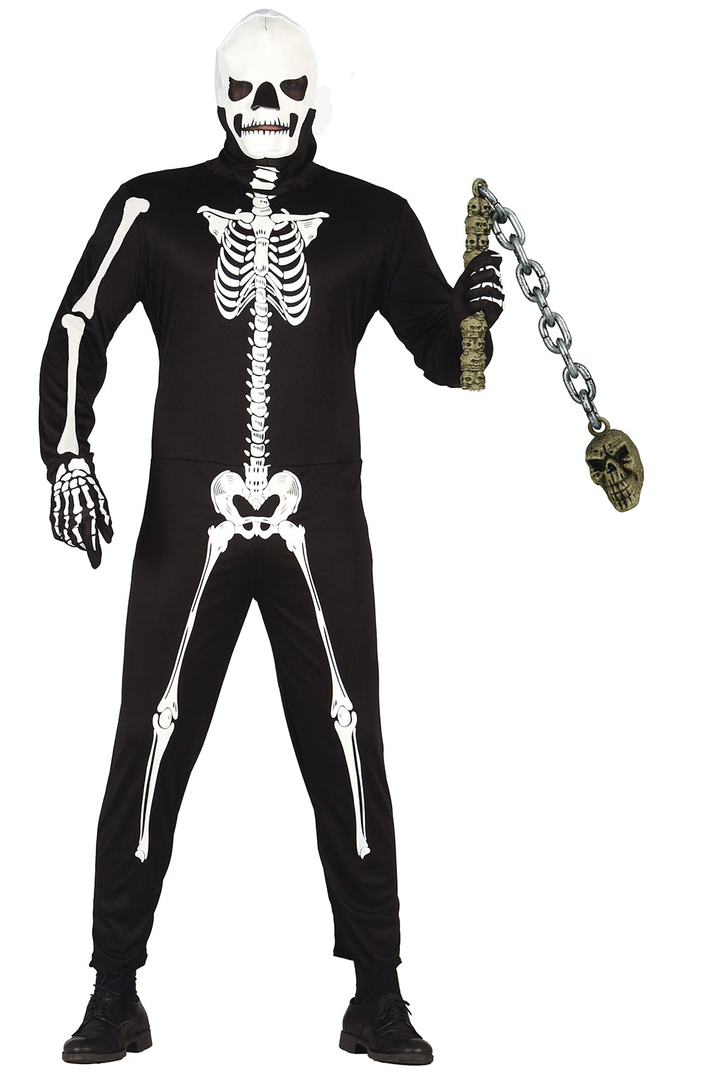 GP29215 – Skelett Keule Totenkopf Horror Dekoration – Farbe: Beige