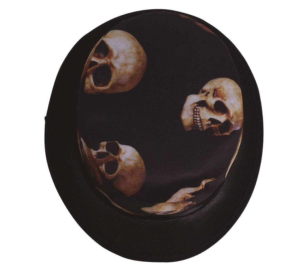 GP13190 – Totenkopf Zylinder für Erwachsene – Farbe: Schwarz
