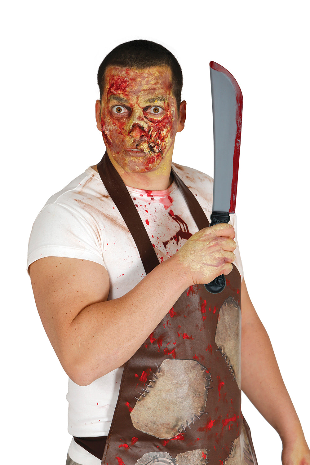 GP29221 – Koch Horror Machete Halloween Deko – Farbe: Grau / Schwarz