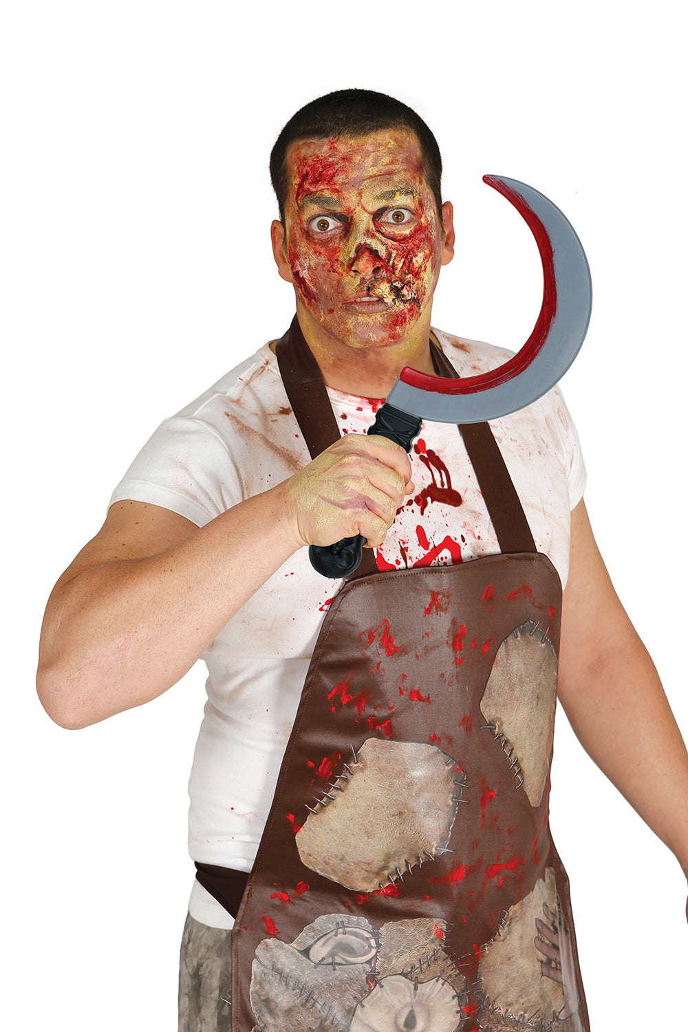 GP29222 – Gallischer Sichel Krieger Halloween – Farbe: Grau / Schwarz