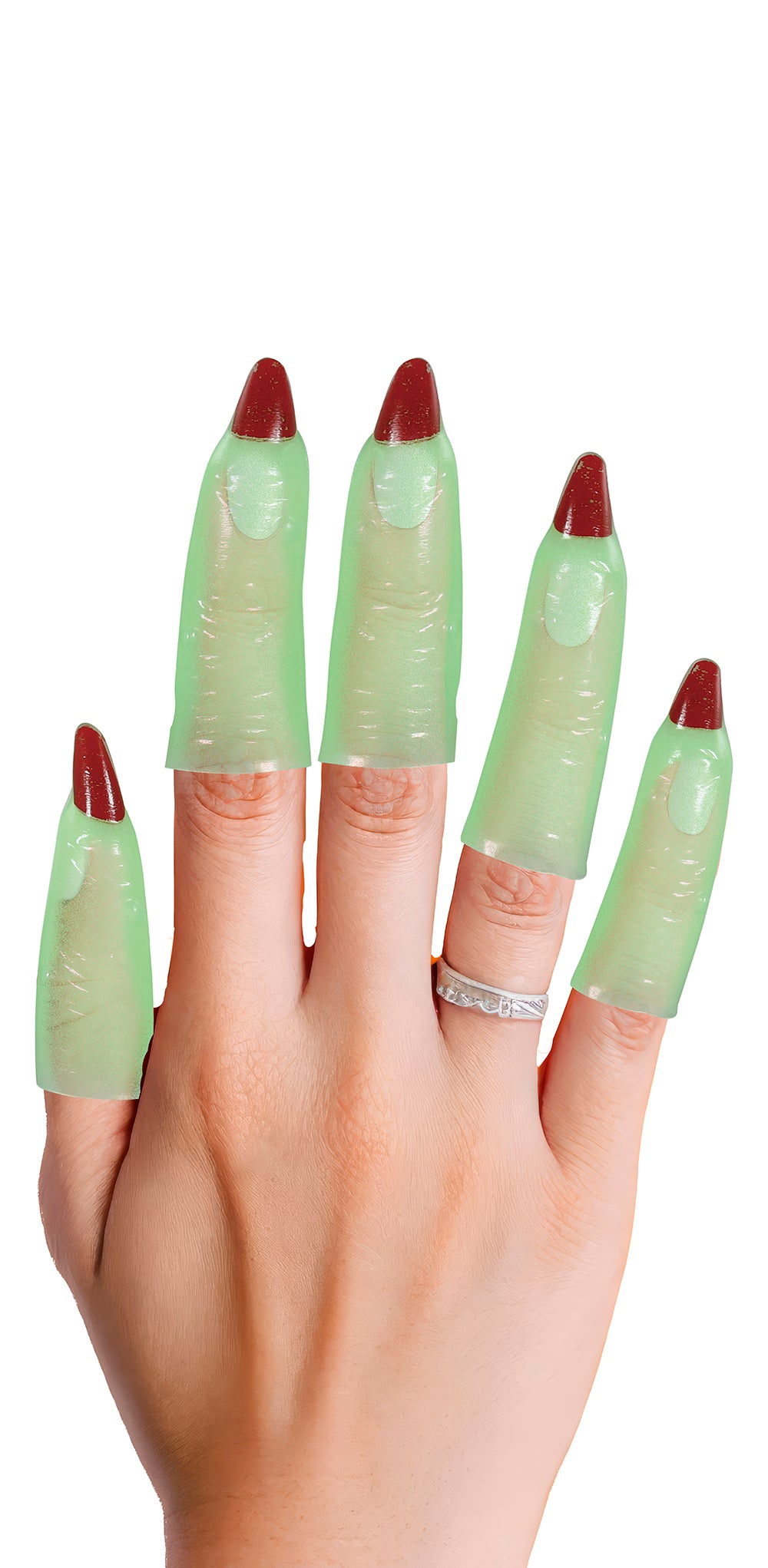 GP29269 – Halloween Hexen Fingernägel Gruselige – Farbe: GrÜn