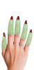 GP29269 – Halloween Hexen Fingernägel Gruselige – Farbe: GrÜn