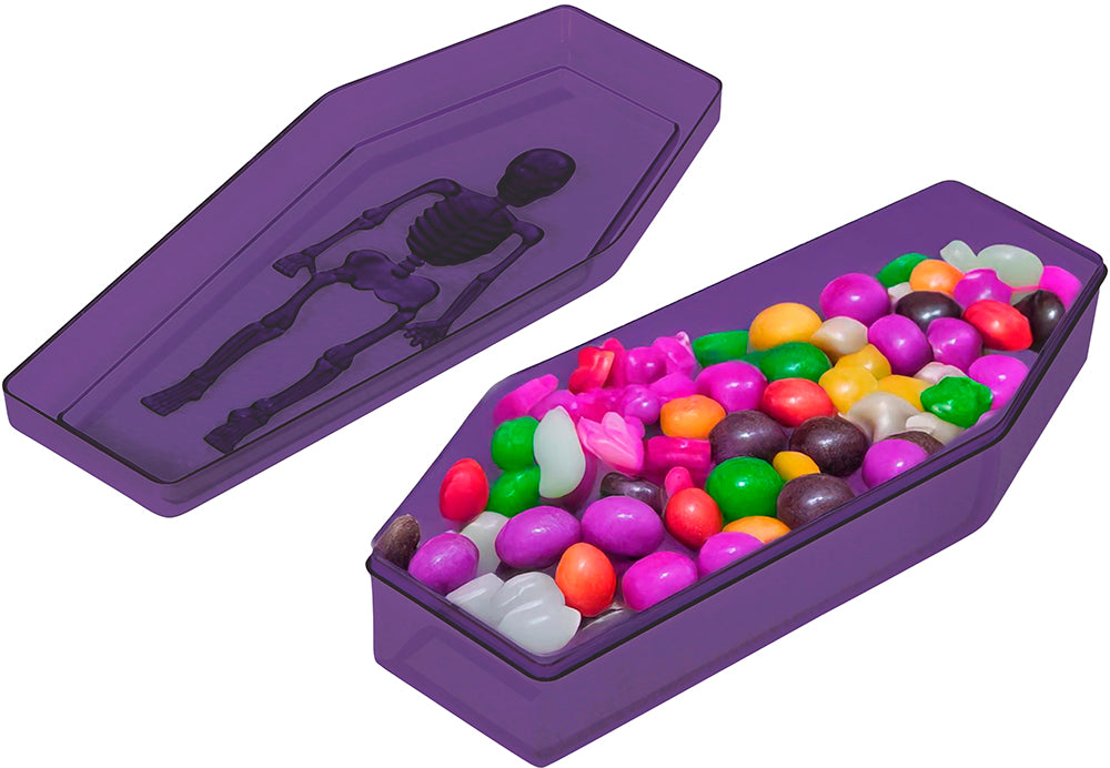 GP29273 – Halloween Sargbox Lila Süßigkeitensarg – Farbe: Lila