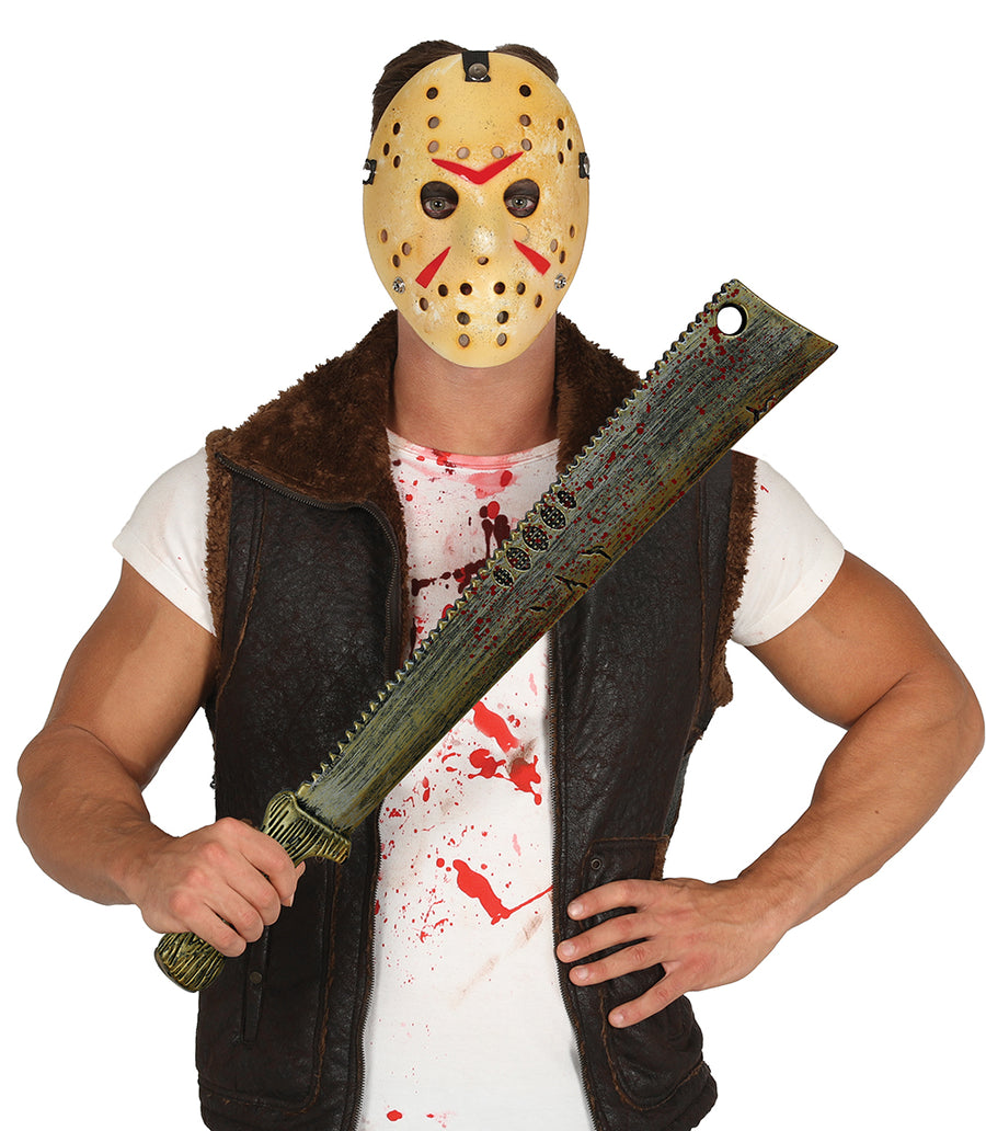 Blutige Machete für Erwachsene 68 cm