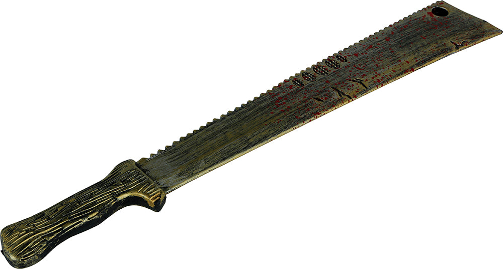 GP29291 – Halloween Horror Prop Blutige Machete – Farbe: Bronze
