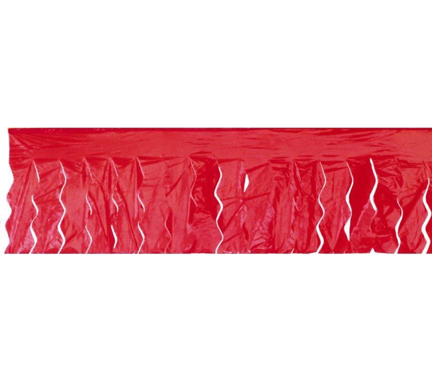 GP8800 – Fransengirlande 25 m Partydeko – Farbe: Rot