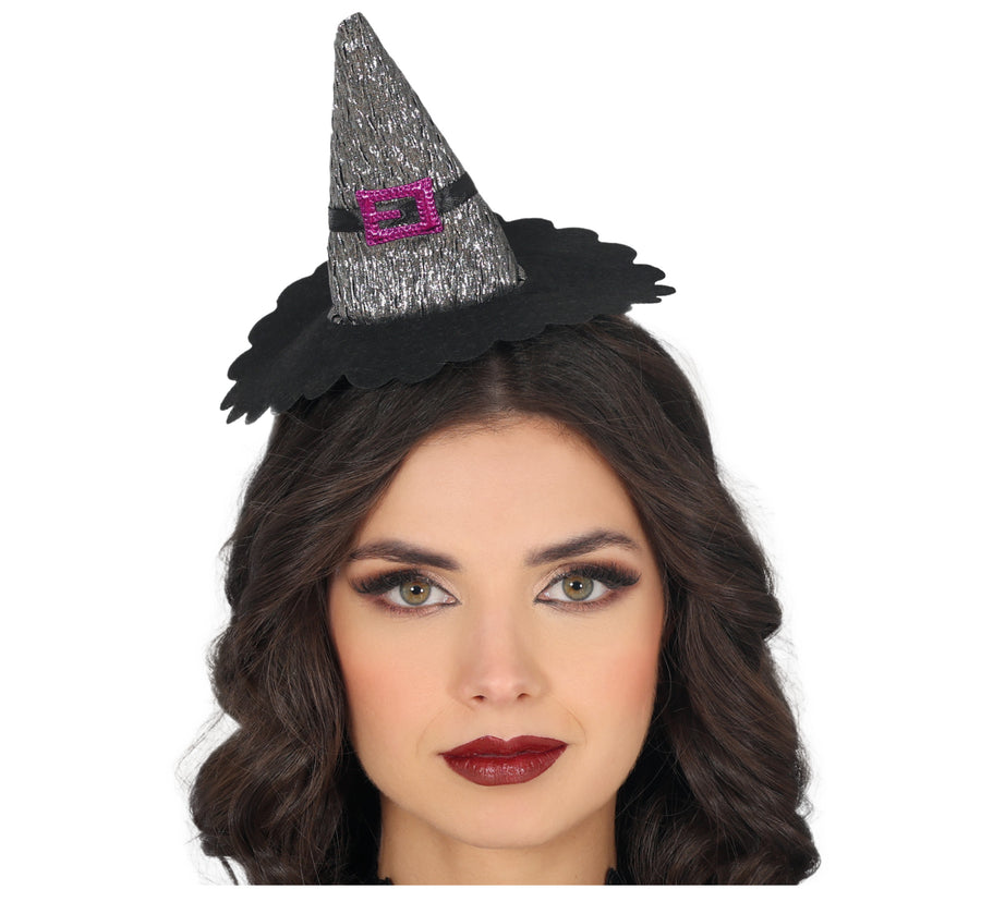 GP29302 – Hexe Haarreif Minihut – Farbe: Schwarz, Ansicht 2
