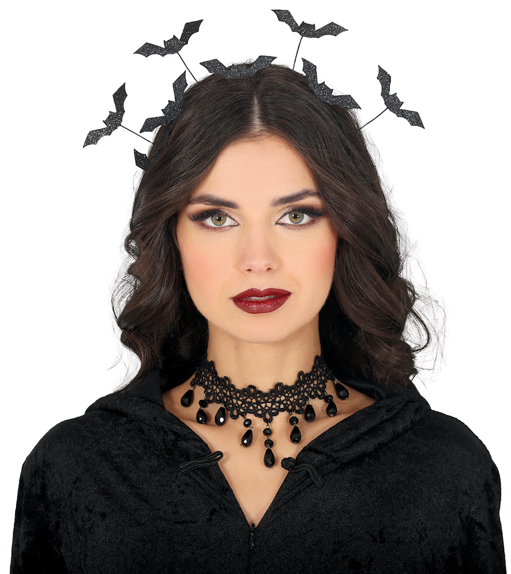 GP29322 – Tier Fledermaus Haarband Halloween – Farbe: Schwarz