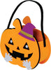 GP29331 – Halloween Kürbis Tasche Lustiger Hexenhut – Farbe: Orange