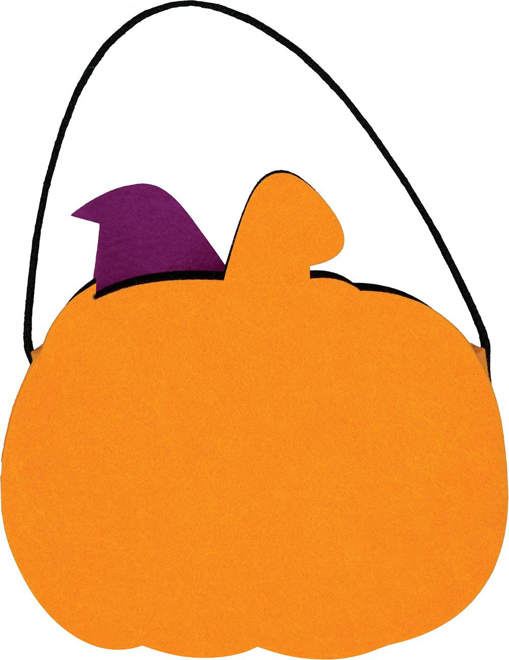 GP29331 – Halloween Kürbis Tasche Lustiger Hexenhut – Farbe: Orange