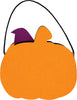 GP29331 – Halloween Kürbis Tasche Lustiger Hexenhut – Farbe: Orange