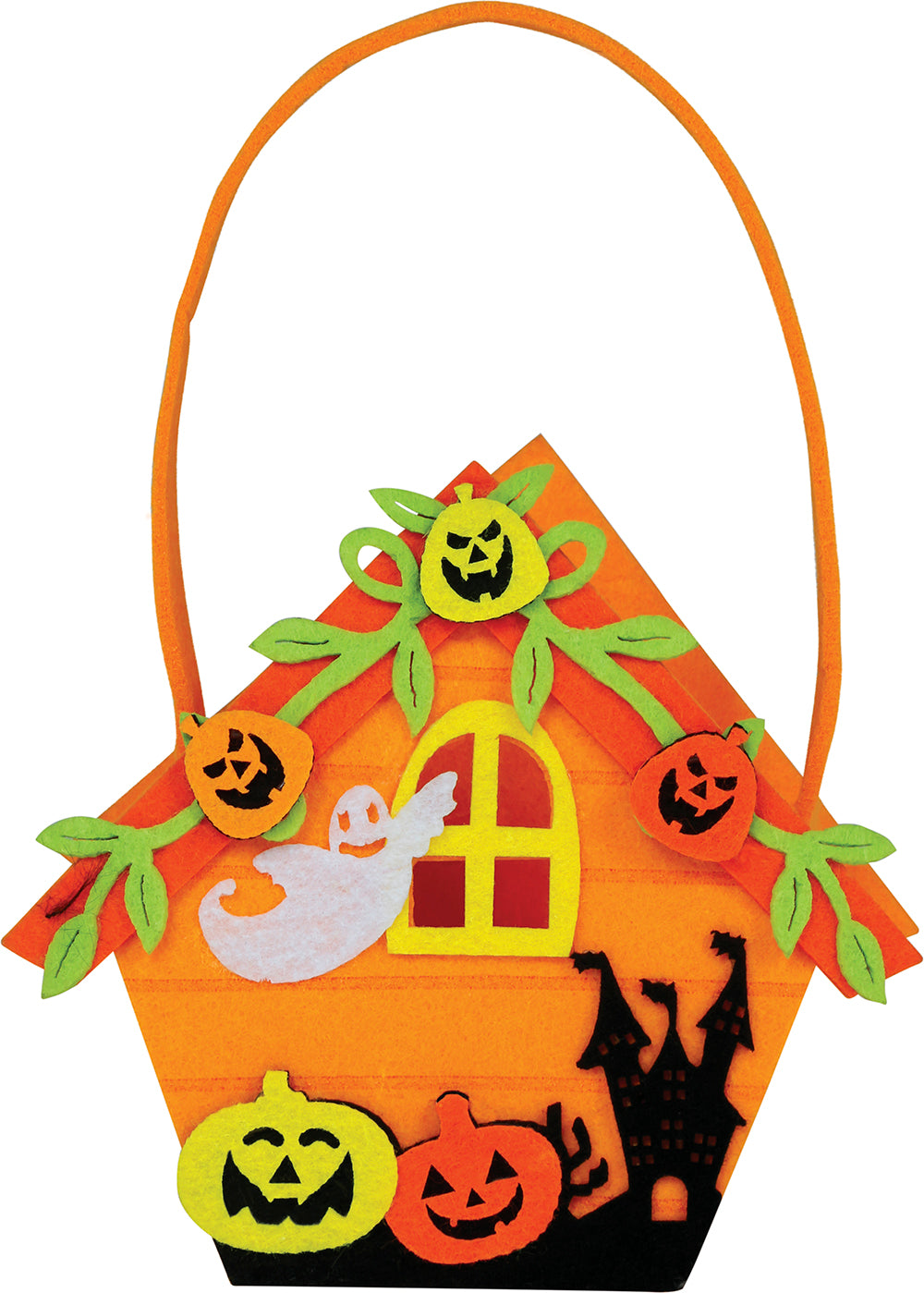 GP29332 – Halloween Spukhaus Tasche Kürbis Geist – Farbe: Orange