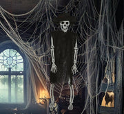 Skelett Dekoration Halloween Hut Grusel, Bild 3