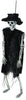 GP29334 – Skelett Dekoration Halloween Hut Grusel – Farbe: Schwarz / Beige