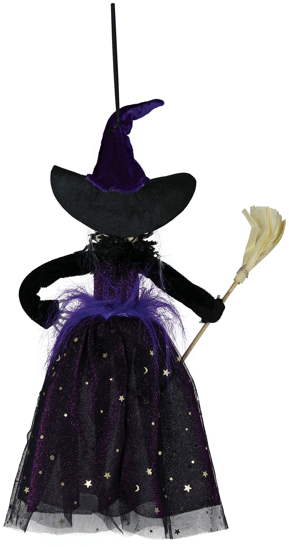 GP29337 – Hexe Halloween Dekoration Gruselig – Farbe: Schwarz