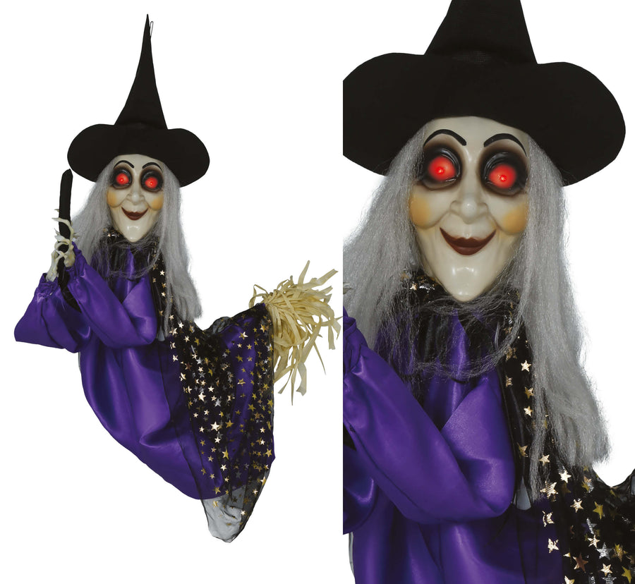 GP29338 – Hexe Hängedekoration Halloween Deko – Farbe: Schwarz, Ansicht 2