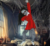 GP29339 – Zombie Mädchen Halloween Dekoration – Farbe: Rot