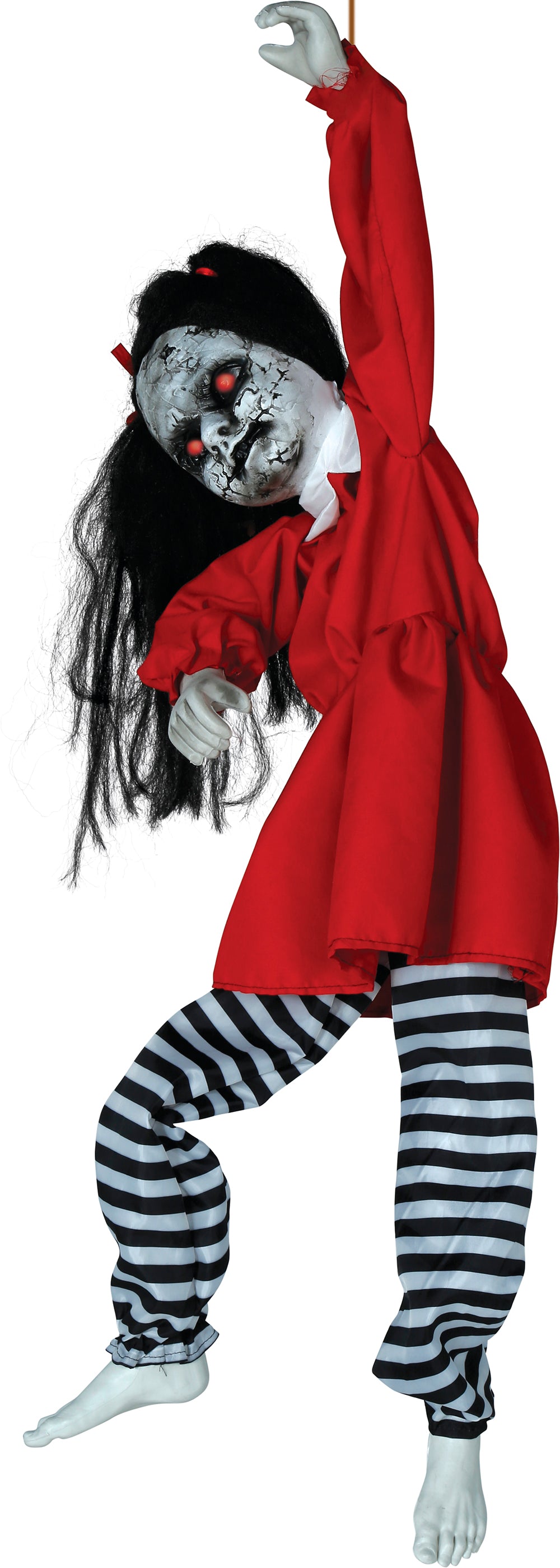 GP29339 – Zombie Mädchen Halloween Dekoration – Farbe: Rot