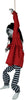 GP29339 – Zombie Mädchen Halloween Dekoration – Farbe: Rot