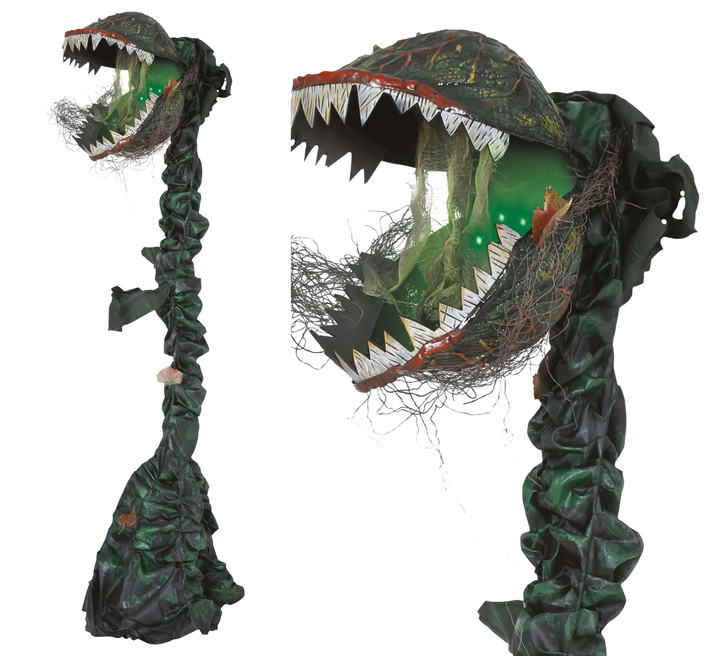 GP29344 – Halloween Fleischfressende Pflanze Deko – Farbe: GrÜn