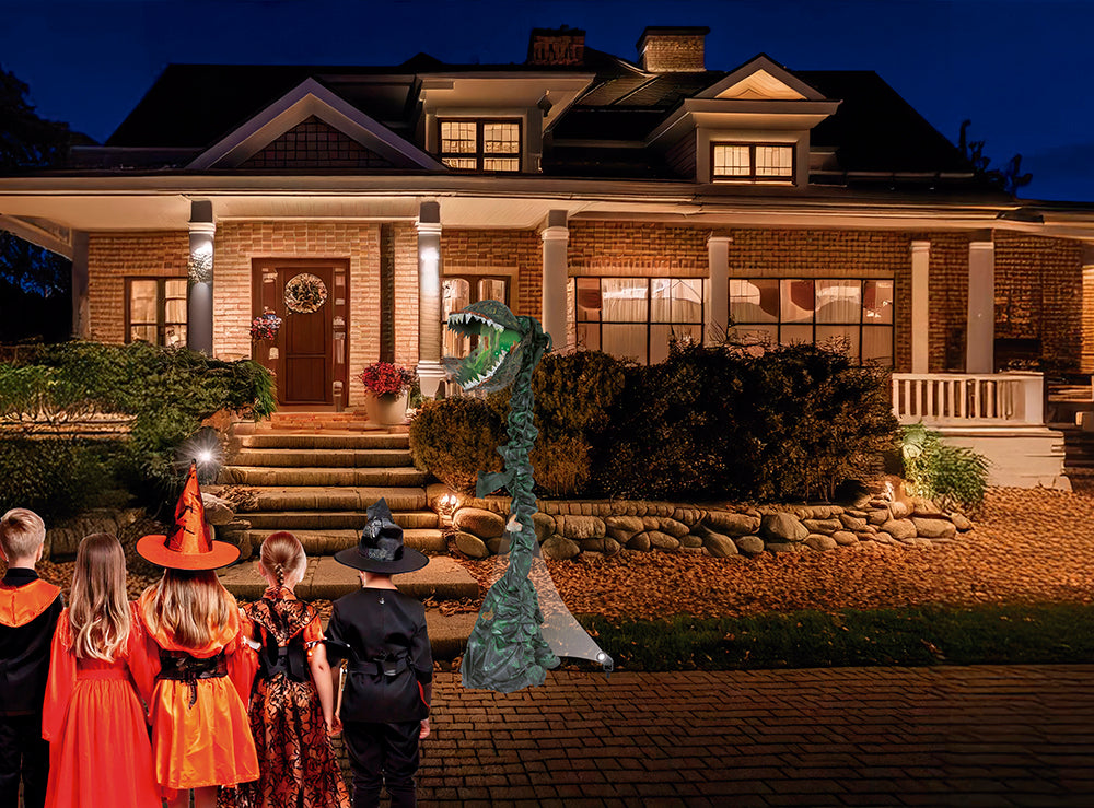 GP29344 – Halloween Fleischfressende Pflanze Deko – Farbe: GrÜn