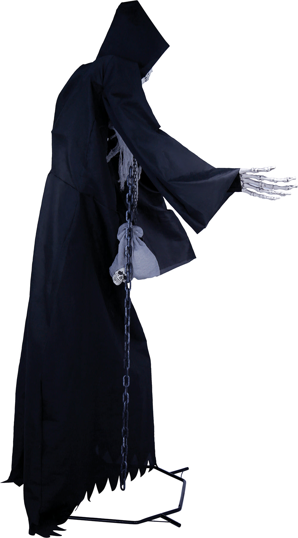 GP29345 – Skelett Halloween Dekofigur 250 cm – Farbe: Schwarz