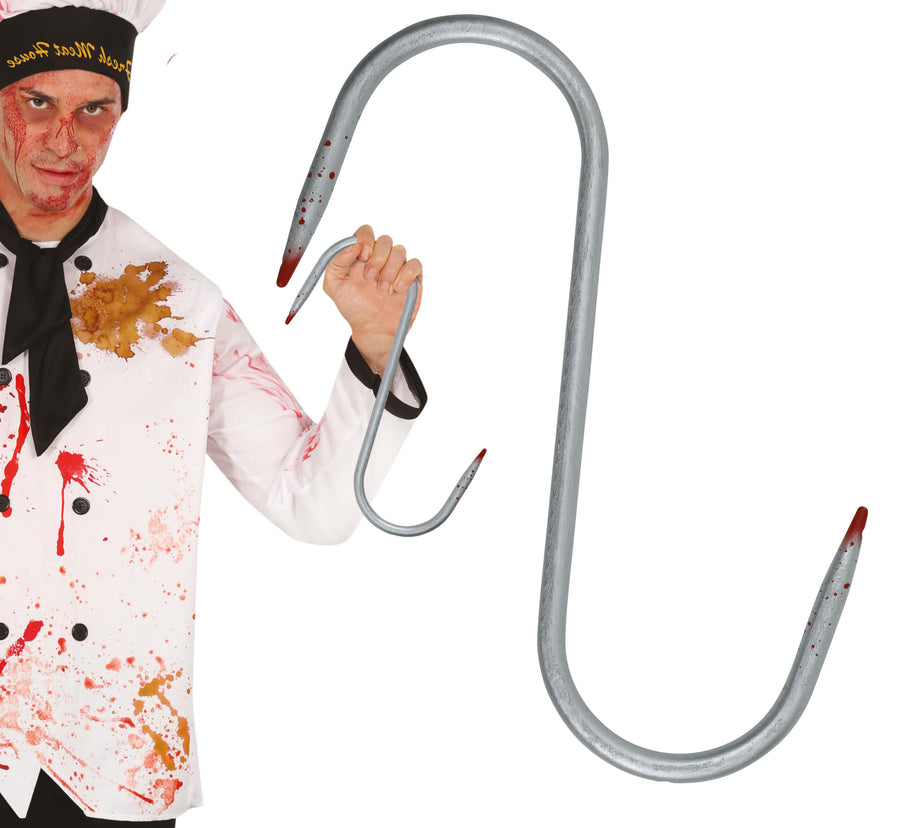 GP29357 – Halloween Fleischer Haken Blutige Effekte – Farbe: Mehrfarbig, Ansicht 2