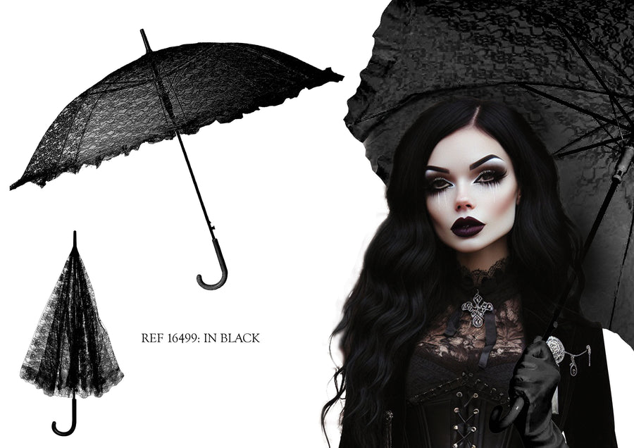 GP29362 – Gothic 19 Jahrhundert Eleganz Vintage – Farbe: Schwarz, Ansicht 2