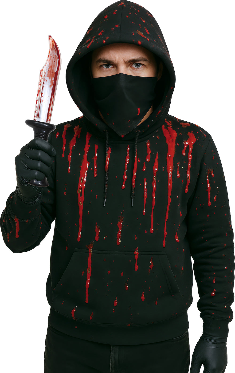 GP29363 – Halloween Mörder Messer Handschuhe – Farbe: Mehrfarbig