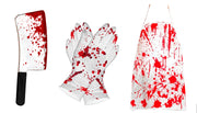 Halloween Schlachter Set Blutschürze, Bild 1