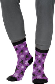 Halloween Socken Spinnen Spinnweben, Bild 2