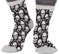 Totenkopf Socken für Erwachsene mit Knochen