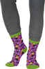 GP29381 – Hexe Halloween Socken Magische – Größe: 37 - 41, 42 - 48 – Farbe: Mehrfarbig