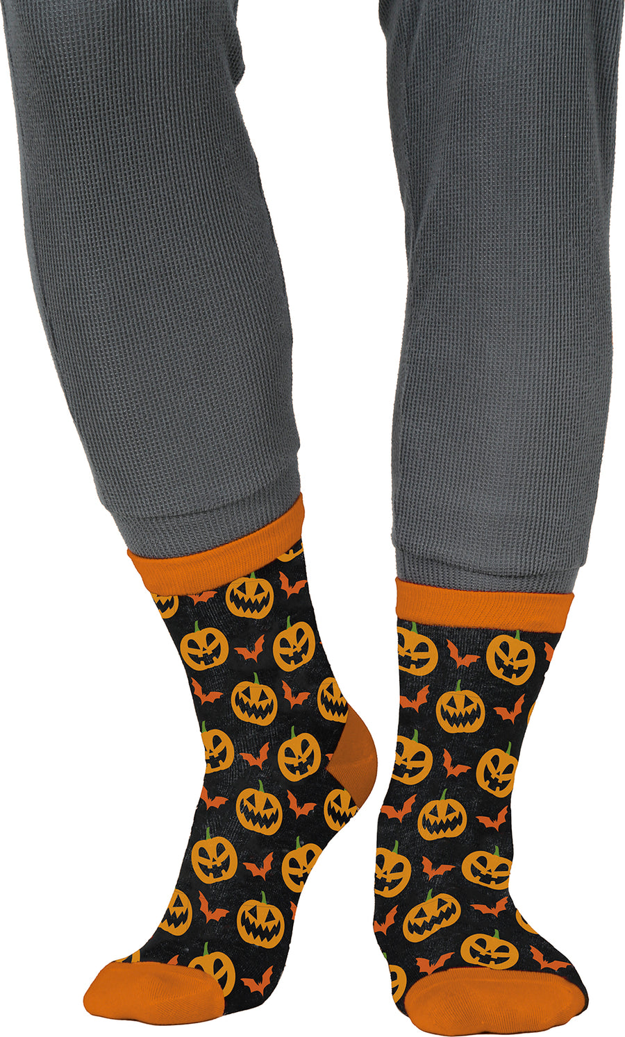 GP29387 – Halloween Kürbis Socken Gespenstische – Größe: 22 - 28, 28- 35 – Farbe: Mehrfarbig, Ansicht 2