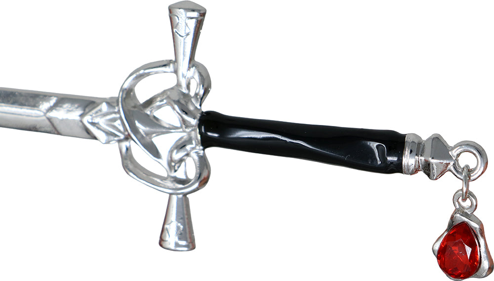 GP29407 – Halloween Haarnadel Gothic Design Schwert – Farbe: Mehrfarbig