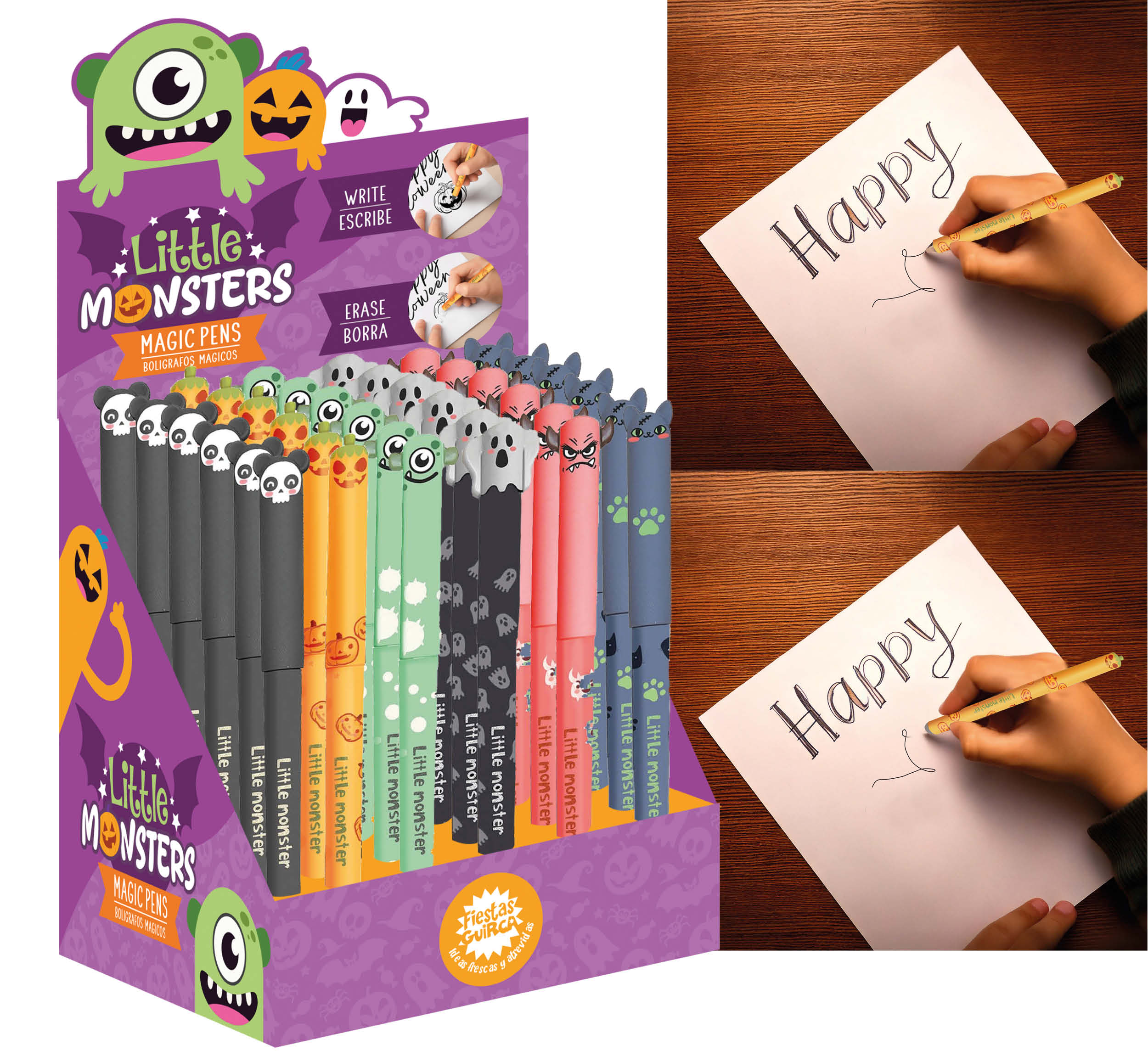 GP29411 – Halloween Monster Kugelschreiber Set – Farbe: Mehrfarbig