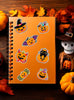 GP29420 – Halloween Kürbis Party Aufkleber Set – Farbe: Mehrfarbig
