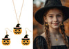 GP29421 – Halloween Kürbisschmuck Set Ohrringe – Farbe: Mehrfarbig