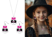 Halloween Totenkopf Schmuck Set, Bild 2