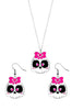 GP29422 – Halloween Totenkopf Schmuck Set – Farbe: Mehrfarbig