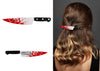 GP29433 – Halloween Haarnadel Blutige Messer Horror – Farbe: Mehrfarbig