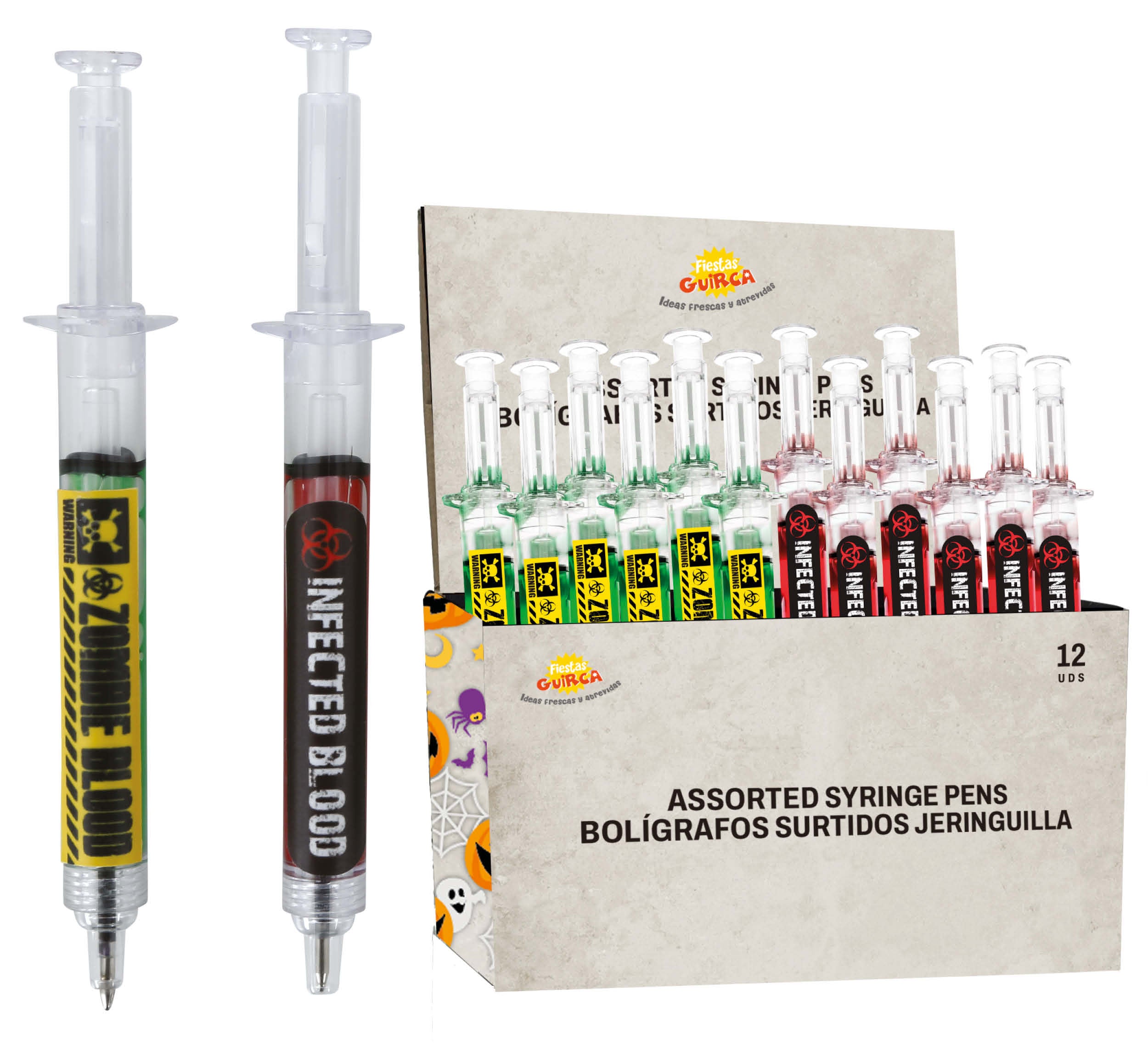 GP29436 – Halloween Injektion Stift Zombie – Farbe: Mehrfarbig