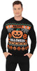 GP29442 – Halloween Kürbis Geister Pullover – Größe: 48 - 50 (M), 52 - 54 (L) – Farbe: Mehrfarbig