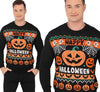 GP29442 – Halloween Kürbis Geister Pullover – Größe: 48 - 50 (M), 52 - 54 (L) – Farbe: Mehrfarbig