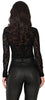 GP29444 – Halloween Skull Spitzenbody Schwarz – Größe: 38 - 40 (M), 42 - 44 (L) – Farbe: Schwarz