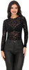 GP29444 – Halloween Skull Spitzenbody Schwarz – Größe: 38 - 40 (M), 42 - 44 (L) – Farbe: Schwarz