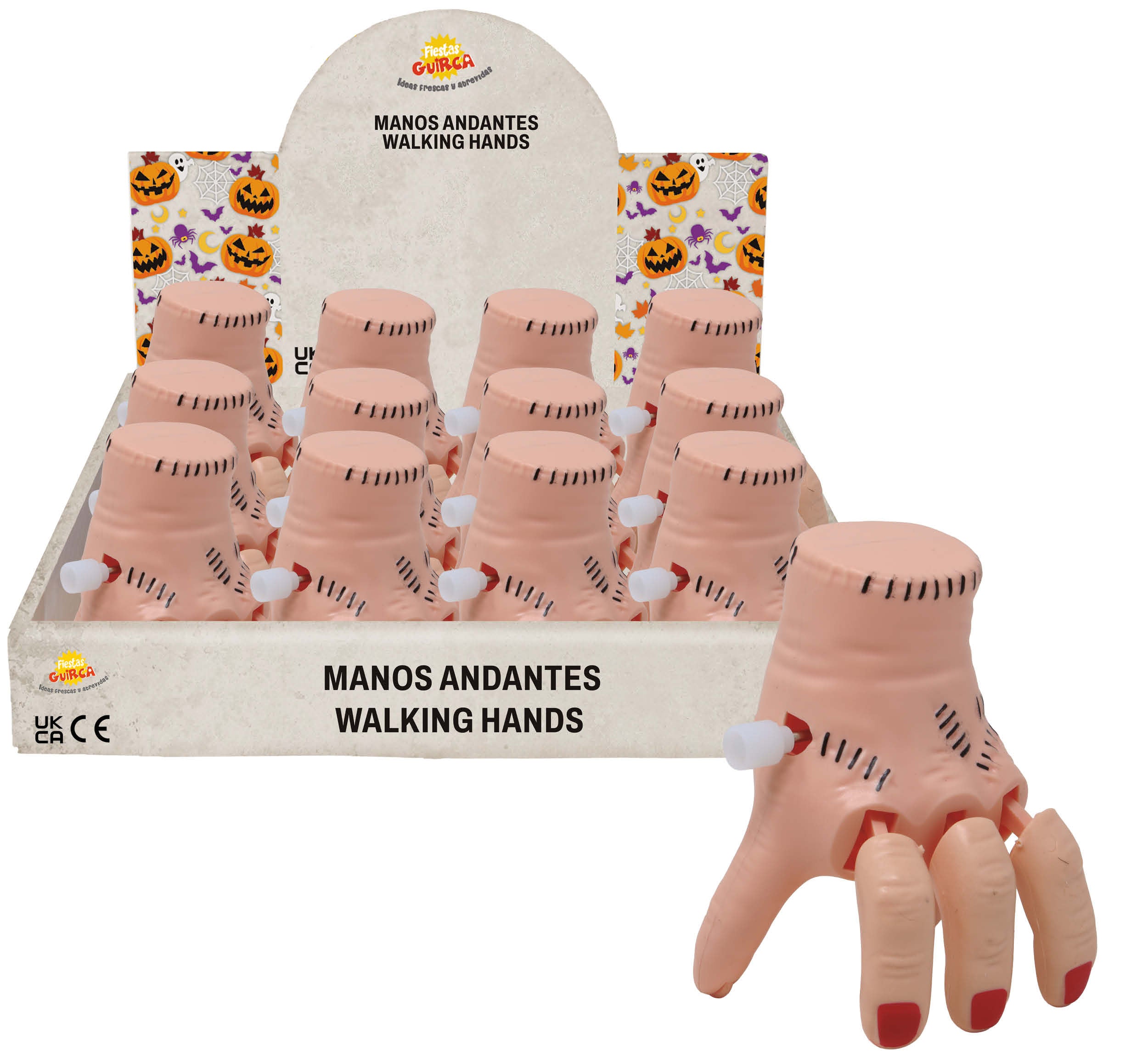 GP29454 – Halloween Gruselhand Aufziehspielzeug – Farbe: Beige