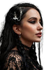 GP29457 – Skelett Halloween Haarspangen Kette Gothic – Farbe: Silber