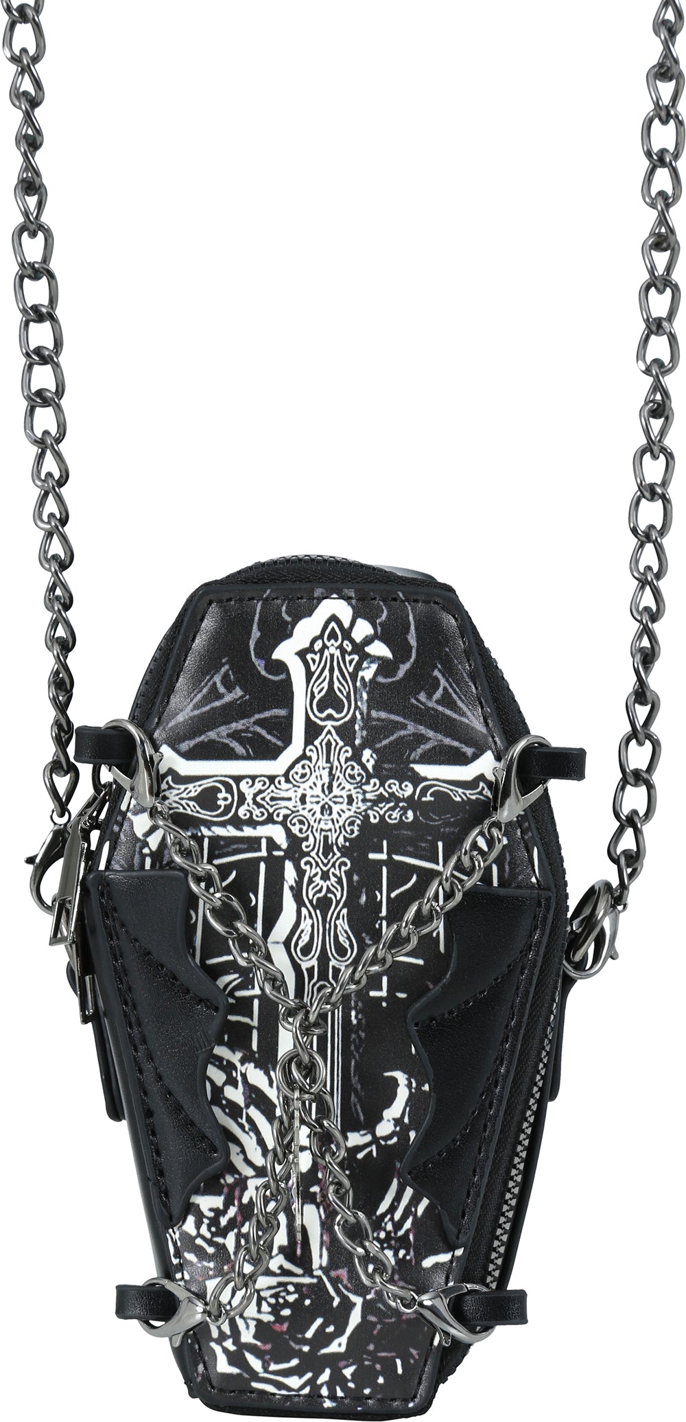 GP29459 – Halloween Sarg Tasche Gothic Totenkult – Farbe: Schwarz